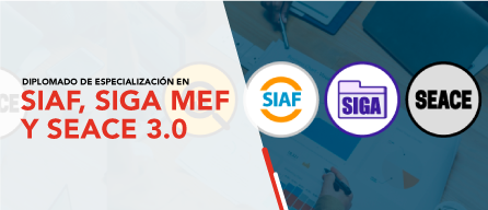 DIPLOMADO EN SISTEMAS GUBERNAMENTALES: SIAF SP,  SIGA MEF Y SEACE 3.0